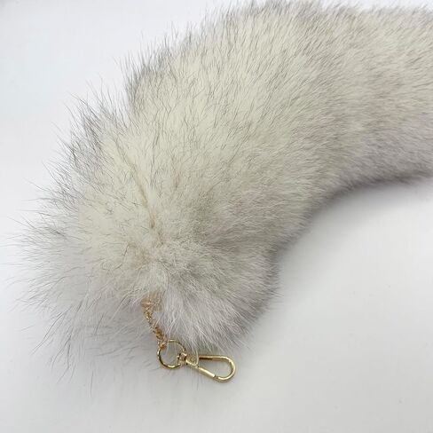 Therian tail Fluffy Fox Tail Fur Fox Tail Keychain furry tail Costume Cosplay Accessorie Furry Wolf Tail Handbag in Saudi Arabia
