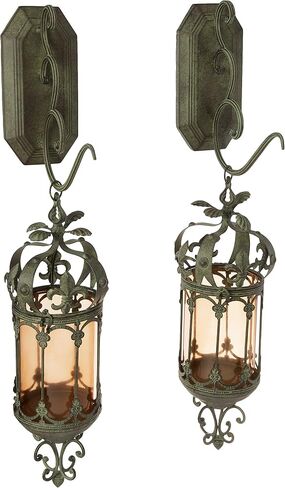 Design Toscano Crown Royale Hanging Pendant Lantern - Set of Two in Saudi Arabia