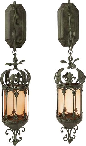 Design Toscano Crown Royale Hanging Pendant Lantern - Set of Two in Saudi Arabia