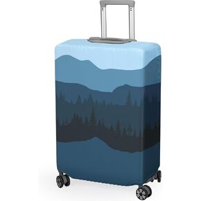 غطاء حقيبة MHJY، أغطية أمتعة قابلة للغسل لحقيبة السفر، معتمدة من إدارة أمن المواصلات الأمريكية (TSA)، غطاء حماية مرن للأمتعة مقاوم للخدش، أغطية حقائب سفر للأمتعة تناسب الأمتعة مقاس 18-32 بوصة in Kuwait