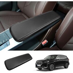 2023 2024 X1 Center Console Cover for BMW X1 (xDrive28i/M35i), Waterproof &Comfy Leather X1 U11 Console Armrest Cover 2023 2024 B MW X1 Accessories (Leather)