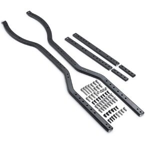 RC-Hub Metal RC Frame Rails Chassis Frame Beam for 1/10 Axial SCX10 RC Crawler Car Truck