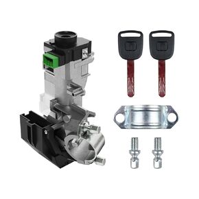 06350-SAA-G30 35100-SDA-A71 Ignition Switch Lock Cylinder Assembly Compatible with 2003-2005 Accord,2005-2006 CR-V,2003-2005 FIT,2005-2008 Odyssey (with Chip ID48 Keys)