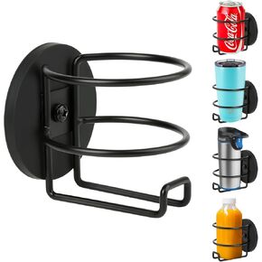 Magnetic Cup Holder,Heavy Duty Metal Drink Holder,3.46 inch / 8.8 cm Strong Magnetic Base,Bottle Holder for Refrigerator/Treadmill/Truck/Tractor/Forklift/Boat/Bus/Car (Side Magnetic)