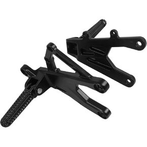 CHIFUN Rear Passenger Footpeg Replacement for Yamaha YZF R1 R1S R1M 2015-2018 CNC Aluminum Motorcycle Foldable Foot Pegs Non-slip Foot Rest