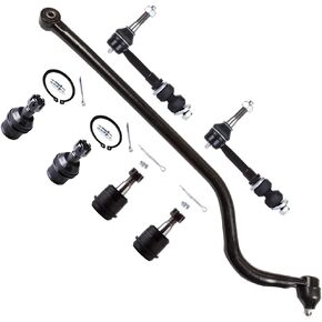 SCITOO 7-PC SET Front Suspension Sway Bar Link Kit - Fit For Dodge Ram 2500 For Dodge Ram 3500 Front Sway Bar End Link Lower & Upper Ball Joint Front Track Bar