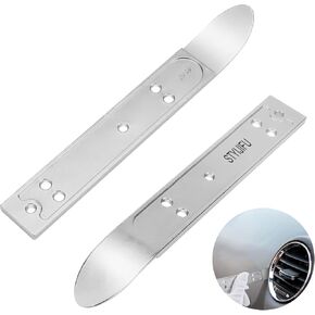 2 Pack 3rd Generation 4140 Pry Tool, Pry Bar Removal Tool, Pocket Mini Pry Bar, Car Trim Removal Tool, Metal Pry Tool, Tool for Removing Auto Trim Interior, Demolishing Flooring and Roofing