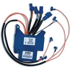 CDI Electronics 113-3865 Johnson/Evinrude Power Pack - 6 Cyl (1989-1992),Black/Blue