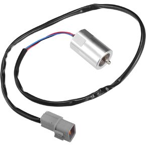 Motoforti Automatic Transmission Input Speed Sensor, Vehicle Speed Sensor, for Mitsubishi Fuso Truck, Plastic, Black Silver Tone