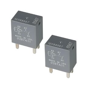 2PCS 12088567 Multi-Purpose Car Relay Compatible with GM GMC Buick Chevy Ac Compressor Clutch Relay 4 Pins 12 VDC 20A