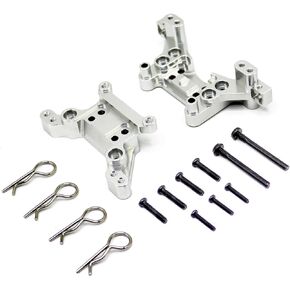 H16BM Front Rear Shock Tower & Body Clips for MJX Hyper GO 1/16 16207 16208 16209 16210 Shocks Tower H16BM H16GT H16DR H16 Series RC Car Upgrades Part Blue