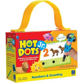 Educational Insights Hot Dots Jr. Numbers and Counting Card Set, Preschool and Kindergarten Readiness