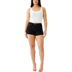 True Religion Women's Jennie Curvy Rolled Hem Short