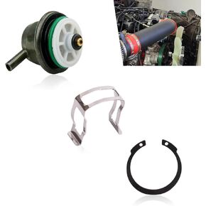 Ajxn 1 Set Car Pressure Regulator Kit, Pressure Sensor with Clamp and Snap Ring, Original OEM Accessories Replacement 89060422, Compatible with Chevrolet Buick Cadillac (Multicolored)