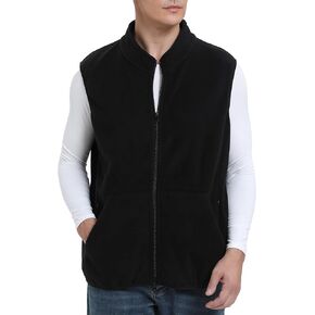 Argstar Men's Fleece Vest with 6 Pockets (S - 2XL, Available in Inner Pockets)