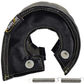 T25 Fiberglass Turbo Shield Turbo Blanket High Temperature (Black)