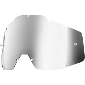 100% Replacement Lens for Racecraft/Accuri Goggles Mirror Red 51002-003-02