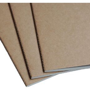 Wanderings Grid Regular Size Travelers Notebook Inserts | 4.25" x 8.25"/11cm x 21cm | 100 GSM Paper | 3 Hand-Stitched Booklets/180 Pages | Travelers Notebook Refills for Journals, Diaries, Planners