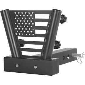 Flag Pole Hitch - Quick Release Hitch Flag Pole Holder for Trucks, Trailers, Pickups, Cars - Fits Standard 2" Hitch Receiver