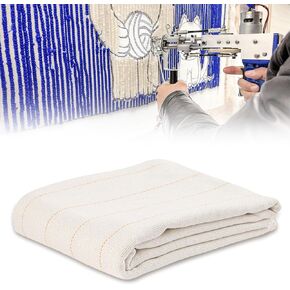 67" x 67" Overlocking Primary Tufting Cloth for Rug Tufting with Marked Lines, Monks Cloth for Punch Needle