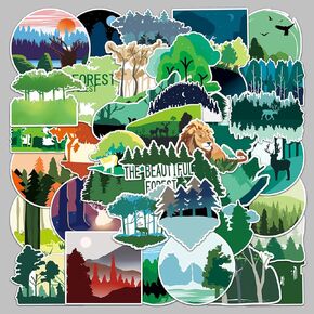 50Pcs Bigfoot Outdoor Nature Vinyls Stickers Laptop Sticker Waterproof Stickers Luggage Skateboard Water Bottle Stickers Decal Bicycle Bumper Snowboard Decorate Gift for Kid