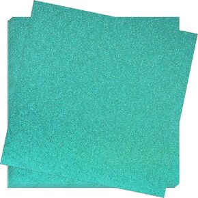 Crafasso 12" x 12" 300gms Heavy & Premium cardstock, 15 Sheets, Steel Blue