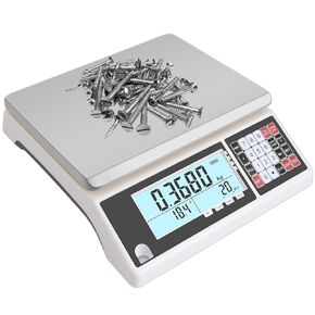 Industrial Counting Scale 30kg/0.5g Precision Electronic Gram Scale for Parts and Coins Piece Counting Scale, Digital Inventory Counting Scale (g/kg/lb)