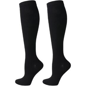 2 Pairs Compression Socks for Women Men Circulation-Best Support for Nurses,Running,Athletic,Travel
