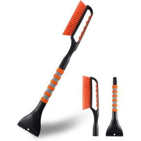 SINGARO Ice Scraper and Snow Brush for Car Windshield, Snow Scraper for Car, Snow Winter Car Necessities, Multi Functional Car Snow Removal Tools, Car Accessories Gift for Women and Man Accessories