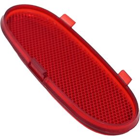 VIKKSAER Front Door Panel Reflector Light Cover, Replacement for Dodge Ram 1500 2500 3500 2003-2009, 5179299AA Interior Door Lamp Cover (Red, 1pc)