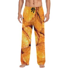 Men's Pajama Bottoms Lounge Pants Soft Comfy Long Pj Pant Sleepwear with Pockets