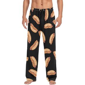 Men's Pajama Bottoms Lounge Pants Soft Comfy Long Pj Pant Sleepwear with Pockets