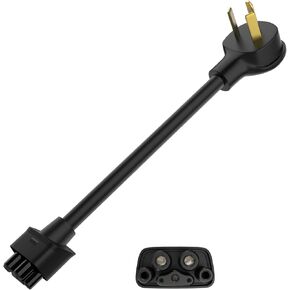 16" NEMA 10-30 Adapter for Gen 2 Mobile Portable Charger, Up to 24 Amp, Work for 240/250V Outlet, Compatible with Tesla 3/S/X/Y (Not Compatible with pre-2018 Model S/X Vehicles)
