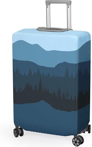 MHJY Suitcase Cover Washable Luggage Covers for Suitcase TSA Approved Elastic Luggage Protector Cover Scratch Resistant Travel Fits 18-32 Inch Luggage in Kuwait