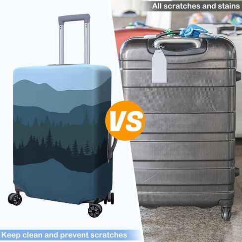 MHJY Suitcase Cover Washable Luggage Covers for Suitcase TSA Approved Elastic Luggage Protector Cover Scratch Resistant Travel Fits 18-32 Inch Luggage in Kuwait