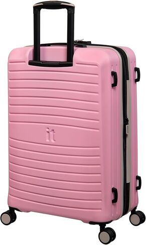 it الأمتعة Eco-Protect Hardside 8 عجلة دوارة قابلة للتوسيع، وردي، مربعات 27 بوصة in Kuwait