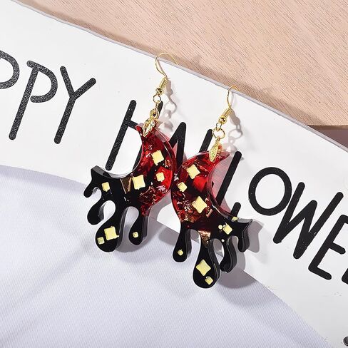 3 قطع من قالب السيليكون لحلق الهالوين مع فتحة 34 تجاويف جمجمة اليقطين الخفافيش التابوت شبح قطرة الدم القمر القلب مهرجان الديكور سلسلة المفاتيح قلادة راتنجات الايبوكسي قالب صنع المجوهرات أداة in Kuwait