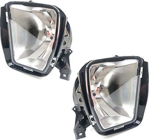 Fog Lights Compatible with 2013 2014 2015 2016 2017 2018 Ram 1500 Pickup, Bumper Driving Fog Lamps Assemblies, 1 Pair with Left and Right Side (Clear Lens) in Saudi Arabia