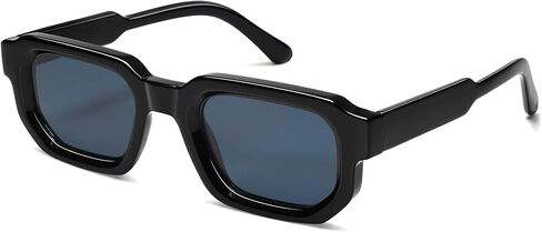 VANLINKER Retro Chunky Rectangle Sunglasses for Men Women Vintage Trendy Square Thick Sun Glasses VL9823 in Saudi Arabia