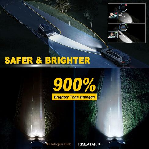 H11 Light Bulbs Super Bright 30000LM 900% Xenon White H11/H8/H9 Bulbs Halogen Raplacement Fog Light Bulbs Pack of 2 in Saudi Arabia