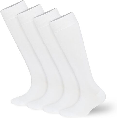 Women’s Bamboo Knee High Socks- Super Soft, Odor Free-4 Pairs in Saudi Arabia