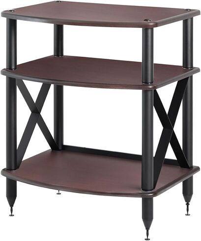 Pangea Audio Vulcan TT Turntable Stand with Vinyl Record Storage - Black in Saudi Arabia
