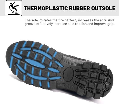 Steel Toe Boots for Men Women Comfortable Puncture Proof Safety Work Shoes for Indestructible Construction Working and Daily Wear in Saudi Arabia