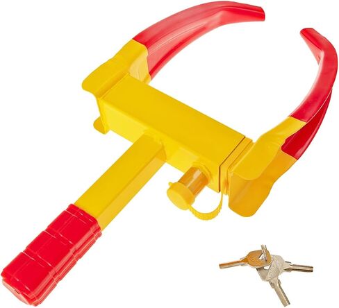 قفل عجلة عالمي مضاد للسرقة، قفل عجلة مقطورة قابل للتعديل، قفل أمان الإطارات، قفل مضاد للسرقة لسيارة ATV RV SUV وعربة الجولف والقوارب والدراجات النارية in Kuwait