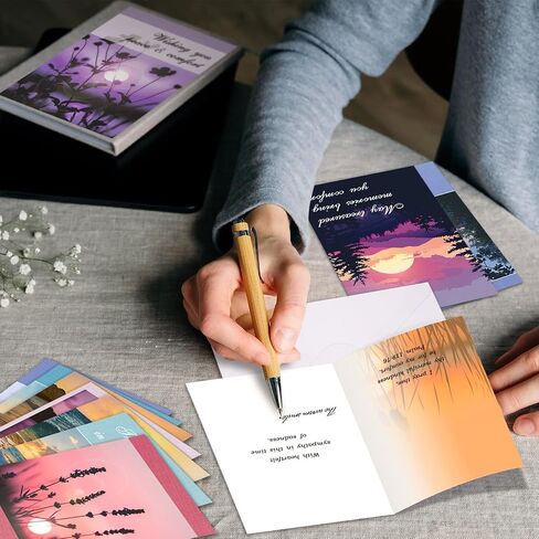 Gersoniel 36 Pcs Religious Sympathy Cards with Scripture Christian Sympathy Cards with Envelopes Christian Anniversary Cards Sympathy Cards Faith Based Christian Condolence Cards(Beautiful) in Saudi Arabia