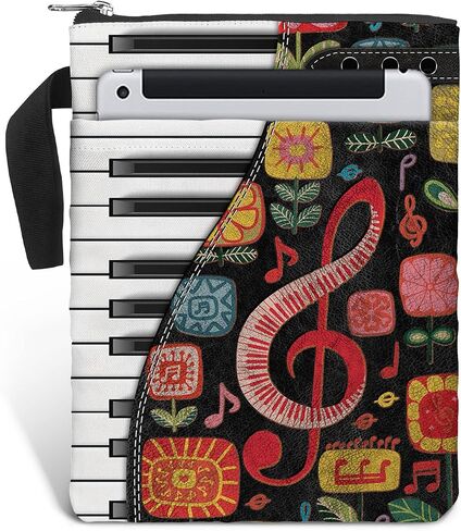84hoods Book Sleeve Bag Gift for Teachers and Book Lovers. Book Cover Bag with Zipper and Front Pocket for Paperbacks. Washable Fabric 11 X 8.5 Inch Padded Book Bag Protector Pouch. Made to Teach. in Saudi Arabia