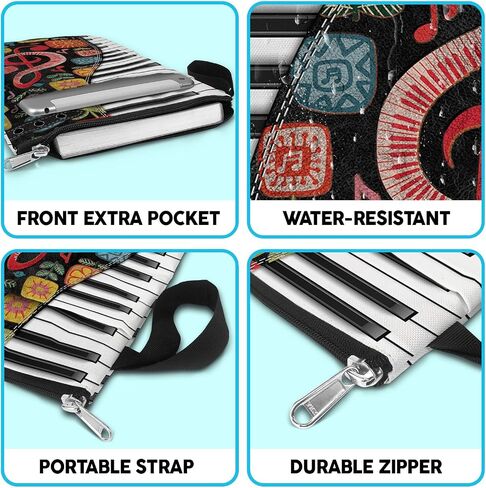 84hoods Book Sleeve Bag Gift for Teachers and Book Lovers. Book Cover Bag with Zipper and Front Pocket for Paperbacks. Washable Fabric 11 X 8.5 Inch Padded Book Bag Protector Pouch. Made to Teach. in Saudi Arabia