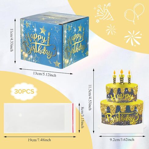 ASTER Birthday Money Box for Cash Gift - Happy Birthday Gift Box with Magic Pull Out Money Rolls - Novelty Money Gift Boxes - Surprise Money Roll Gift for Birthday Decoration Party Supplies(Black) in Kuwait