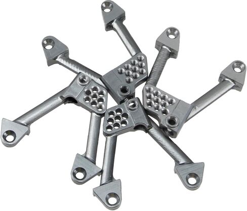 ShareGoo Aluminum Alloy Front Rear Shock Hoops Tower Bracket Mount Compatible with Axial SCX10 SCX10ii 90046 90047 1/10 RC Crawler Car (Titanium) in Saudi Arabia