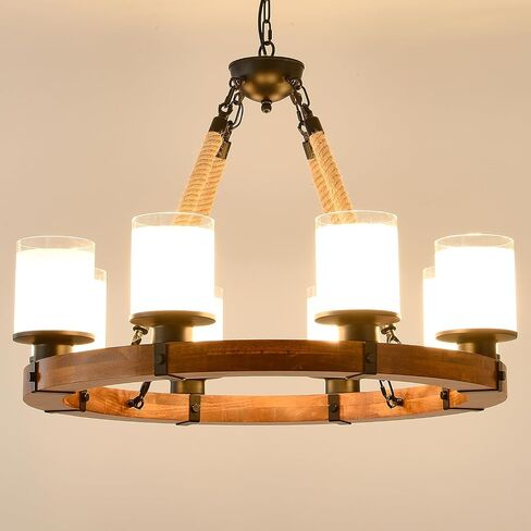 40" Large Wagon Wheel Chandelier Farmhouse,Black Rustic Vintage Chandelier,Industrial Round White Candle Pendant Lighting for High Ceilings Porch Dining Room Kitchen Living Room Foyer in Saudi Arabia